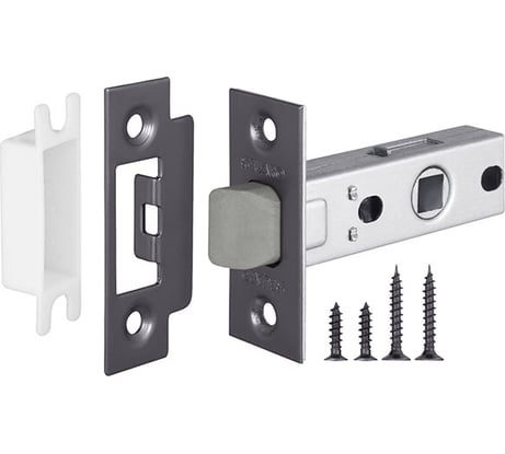 Врезная защелка Fuaro PLASTIC P12-45-25 GR графит 37513