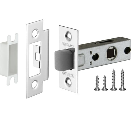 Врезная защелка Fuaro PLASTIC P12-45-25 CP хром 33589