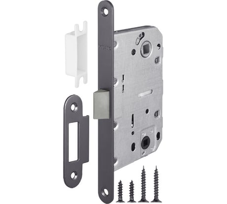 Врезная защелка Fuaro PLASTIC P96WC-50 GR графит 35475