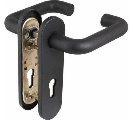 Дверная ручка Fuaro DH-0431 NE черная для замка FL-0432, 0433, 0434, нейлон 25813