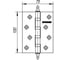 Универсальная петля Fuaro 4BB/A/BL 100x75x2,5 АС медь БЛИСТЕР 30975 2
