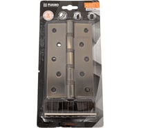 Универсальная петля Fuaro 4BB/BL 125x75x2,5 AB бронза БЛИСТЕР 30991