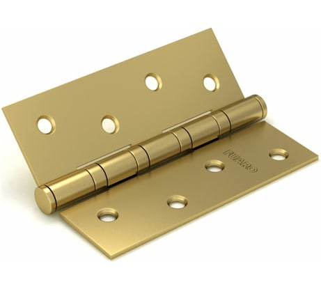 Универсальная петля Fuaro 4BB/BL 125x75x2,5 SB мат. золото БЛИСТЕР 30997