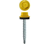 Кровельный саморез Daxmer 4,8x19 RAL 1018 сверло №1, 400 шт 00000404062