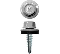 Кровельный саморез Daxmer 4,8x19 RAL 9003 сверло №1, 400 шт 00000349915