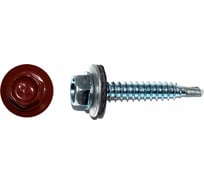 Кровельный саморез КРЕП-КОМП 4,8х51 RAL3011, красно-коричневый 150шт ск513011ф