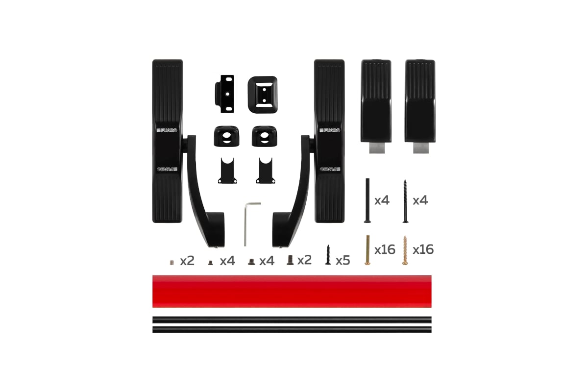Нажимная ручка штанга для антипаники fuaro 1300а врезной к замку fl 0433 anti panic 41405