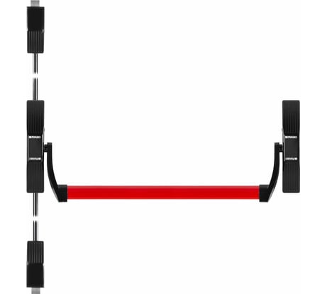 Нажимная ручка-штанга Fuaro 1700С с тягами в комплекте, для двухстворчатых дверей 41411