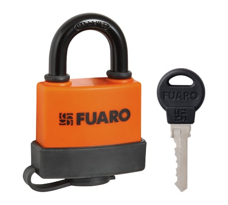 Навесной замок Fuaro PL-3650 50 мм 3 англ.кл. БЛИСТЕР 26401