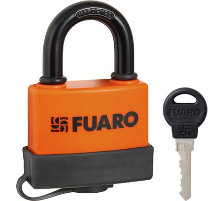 Навесной замок Fuaro PL-3660 60 мм 3 англ.кл. БЛИСТЕР 26403