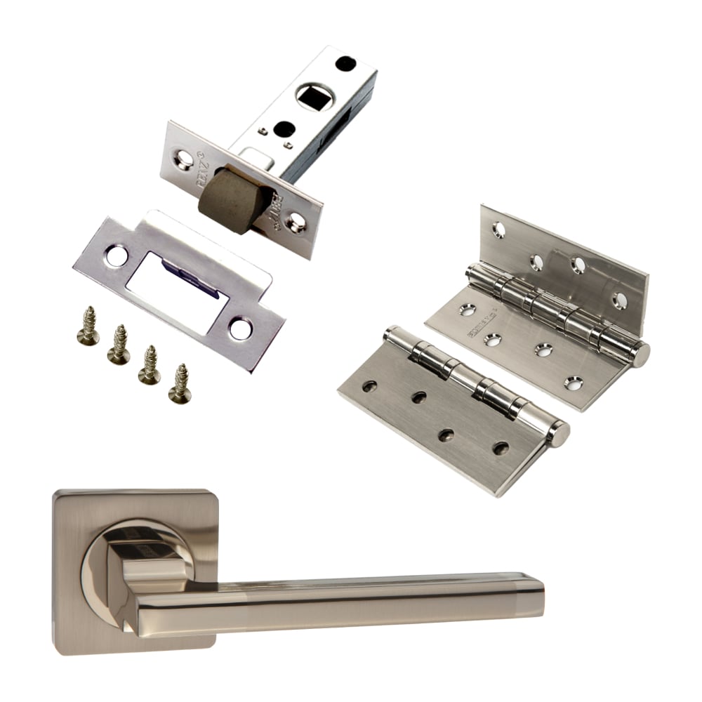 Комплект для межкомнатной двери PAULINIDOR ручки 514-02, защелка 5-45 ...