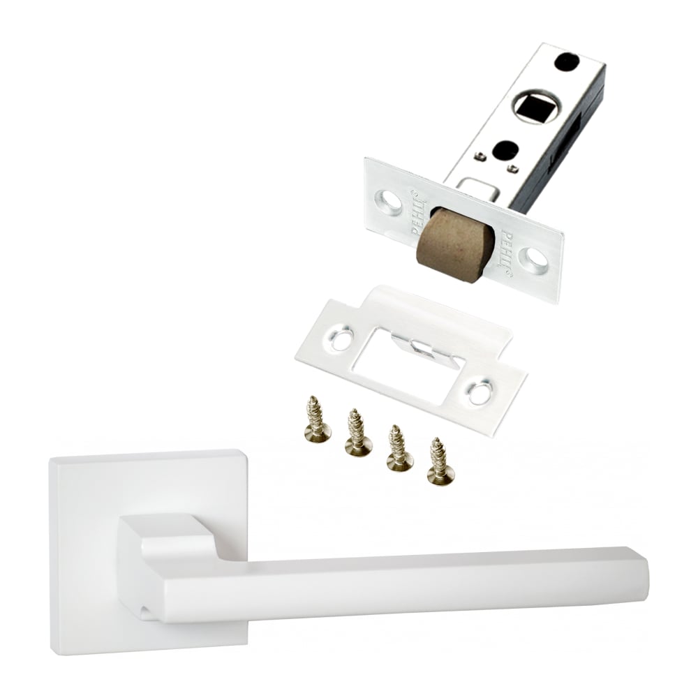 Комплект для межкомнатной двери PAULINIDOR ручки 514-03, защелка 5-45 ...