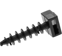 Дюбель для хомута-стяжки STARFIX 6.0x35 мм, черный, 250 шт. в картонной упаковке SMC3-41507-250