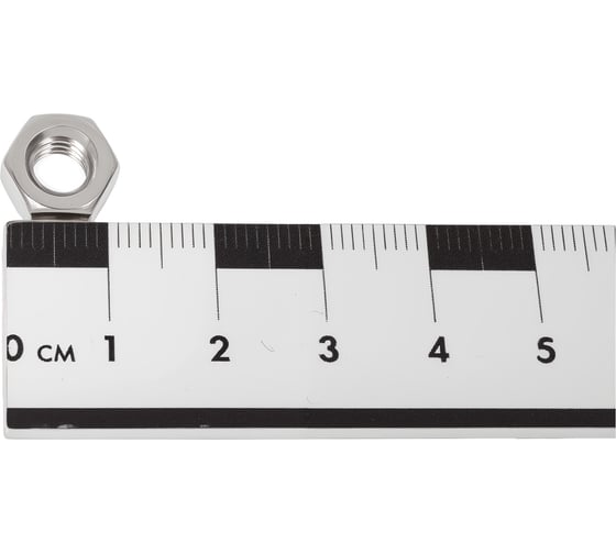 Гайка М6 шестигр., нерж.сталь (А2), DIN 934 (1000 шт в уп.) STARFIX SM-85216-1000