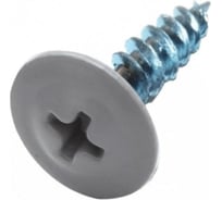 Саморез STARFIX 4.2x16 мм, с прессшайбой, цинк, острый, RAL 7024, 150 шт в пластиковом контейнере SMP1-39631-150