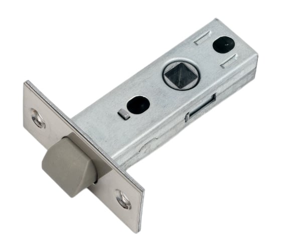 Комплект для межкомнатной двери PAULINIDOR ручки 503-08, защелка 5-45 plastic, никель матовый 503-085-45plSN