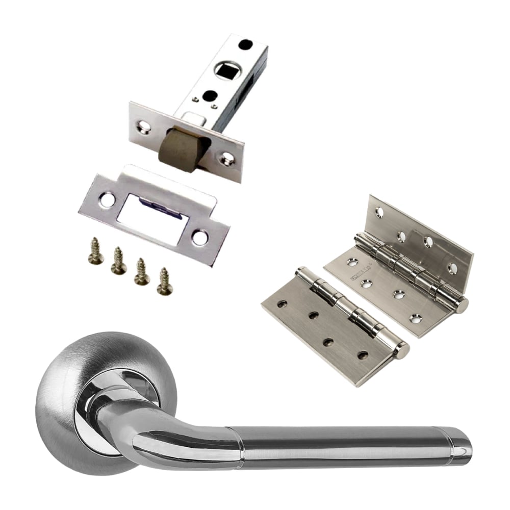 Комплект для межкомнатной двери PAULINIDOR ручки 503-08, защелка 5-45 ...