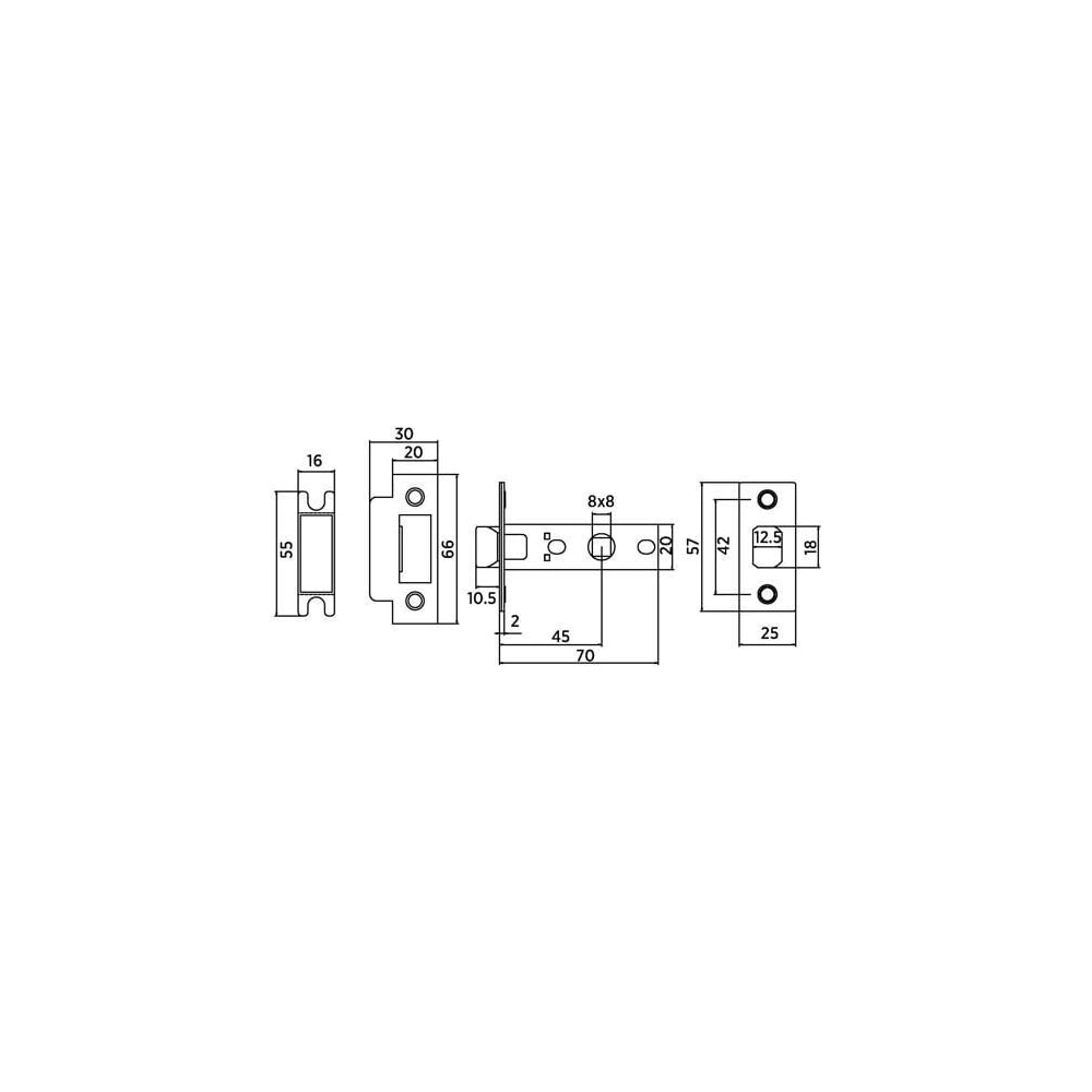 bussare-l6-45-plast-m-chrome