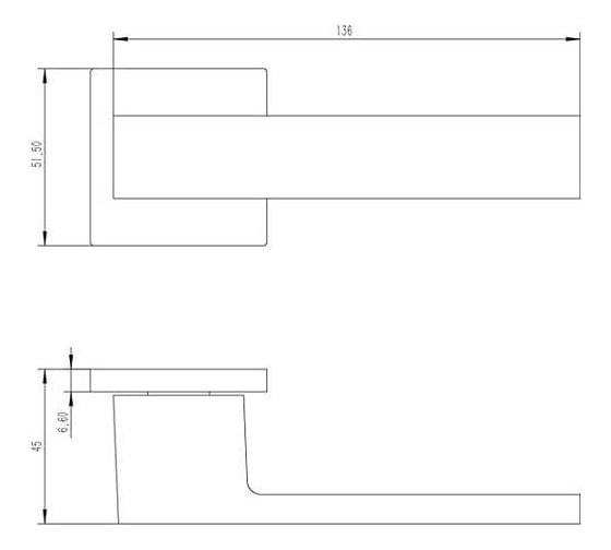 Дверные ручки BUSSARE NOVO A-18-40 BLACK Чёрный 940002023129