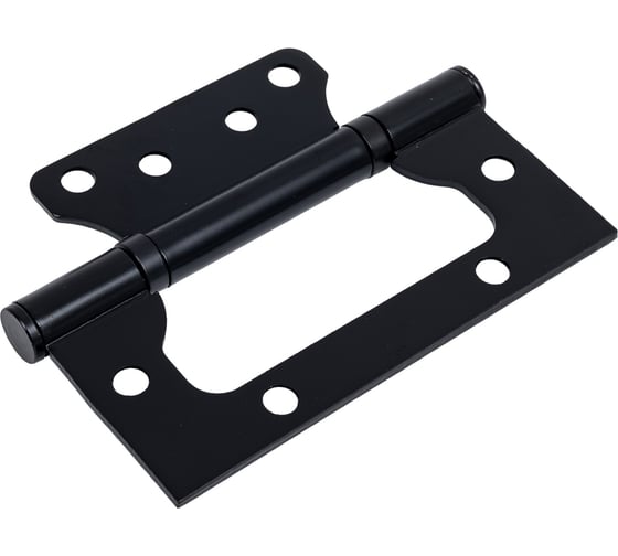 Комплект для межкомнатной двери PAULINIDOR ручки 521-03 + защелка 5-45 plastic + петли, 2 шт., черный 521-035-452SBL