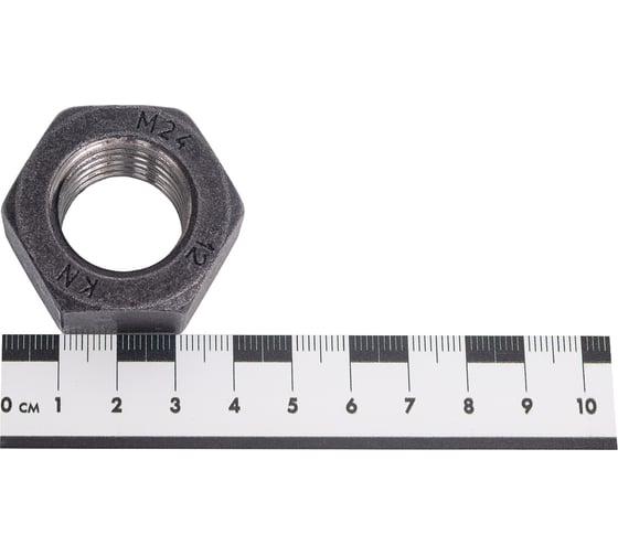 Высокопрочная гайка DINFIX M 24, класс прочности 12, DIN 934, 50 шт. 00-0004263
