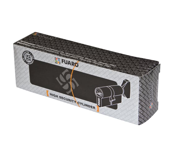 Цилиндровый механизм с вертушкой Fuaro 100 CM 80 mm /35+10+35/ 3 ключа CP хром 23749