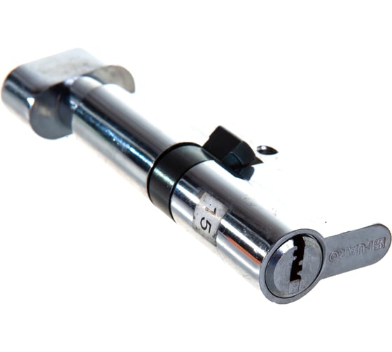 Цилиндровый механизм с вертушкой Fuaro 200 ZM 80 mm /35+10+35/ CP хром 5 кл. 40361