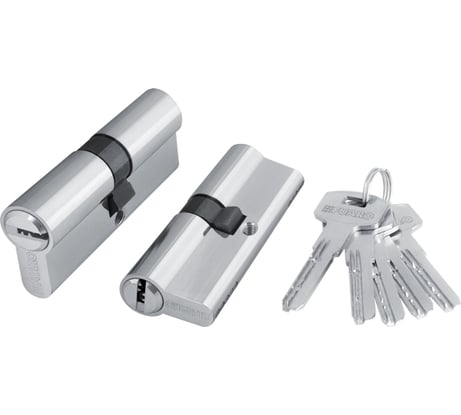 Цилиндровый механизм Fuaro 200 ZA 80 mm /30+10+40/ CP хром 5 кл. 40343