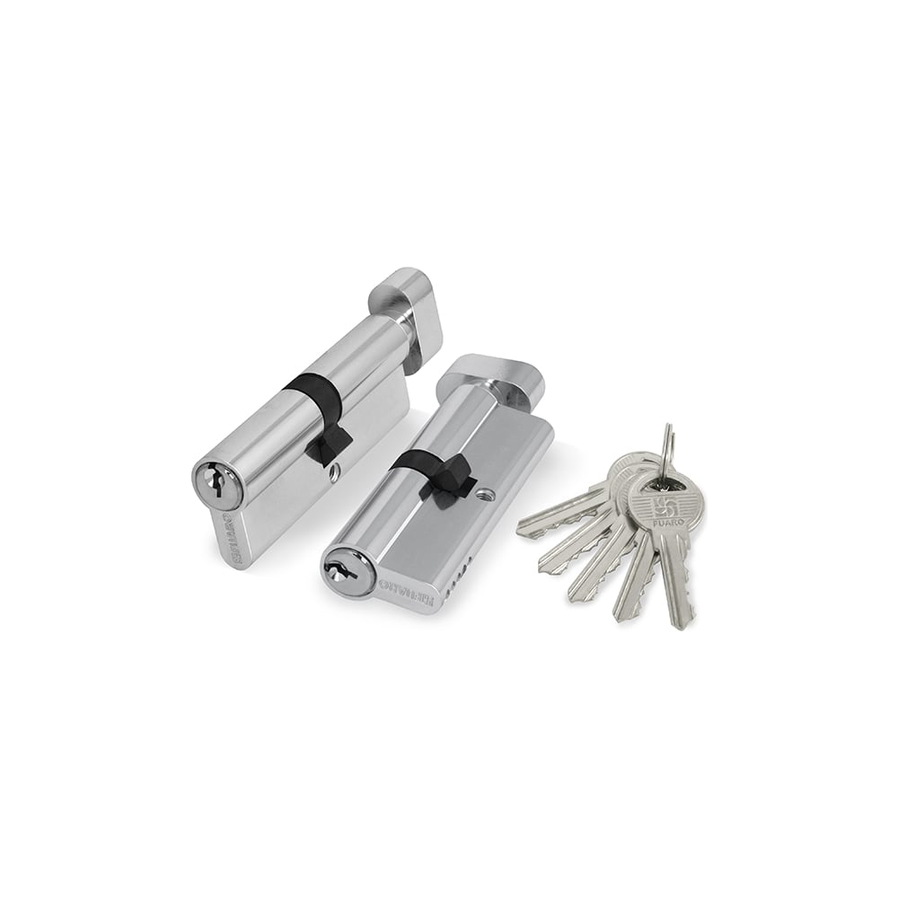 Цилиндровый механизм с вертушкой Fuaro 100 ZM 80 mm /35+10+