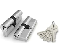 Цилиндровый механизм Fuaro 100 CA 70 mm /30+10+30/ CP хром 5 кл. 29079