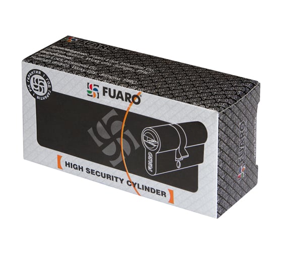 Цилиндровый механизм Fuaro 100 CA 70 mm /30+10+30/ CP хром 5 кл. 29079