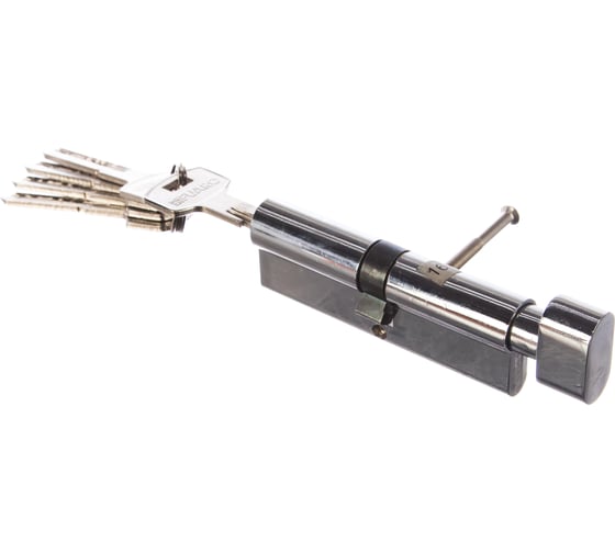 Цилиндровый механизм с вертушкой Fuaro 200 ZM 90 mm /40+10+40/ CP хром 5 кл. 40363