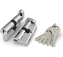 Цилиндровый механизм с вертушкой Fuaro R302/70 mm /30+10+30/ CP хром 5 кл. 27785