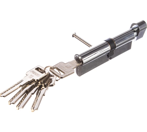 Цилиндровый механизм с вертушкой Fuaro R602/90 mm /45+10+35/ CP хром 5 кл. 32353