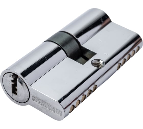 Цилиндровый механизм Fuaro 200 ZA 60 mm /25+10+25/ CP хром 5 кл. 40339