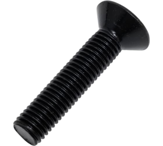 Винт Море-Метизов DIN 7991 класс прочности 10.9, оксид, M12x55 мм, 10 шт VINT7991125510M 1