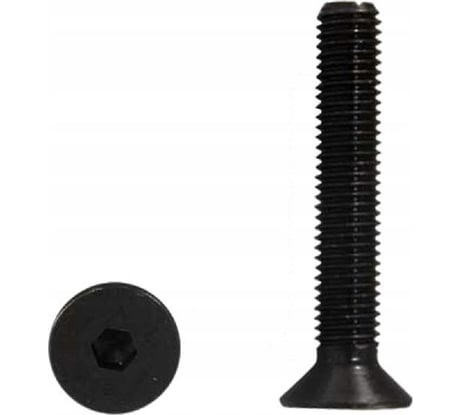 Винт Море-Метизов DIN 7991 класс прочности 10.9, оксид, M6x40 мм, 10 шт VINT799164010M