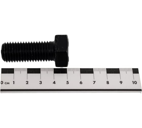 Болт Море-Метизов DIN 933 класс прочности 12.9, оксид, M16x35 мм, 10 шт BOLT933163510M