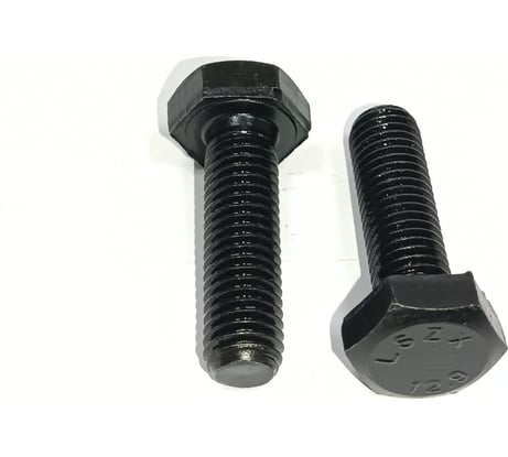 Болт Море-Метизов DIN 933 класс прочности 12.9, оксид, M20x60 мм, 25 шт BOLT933206025M