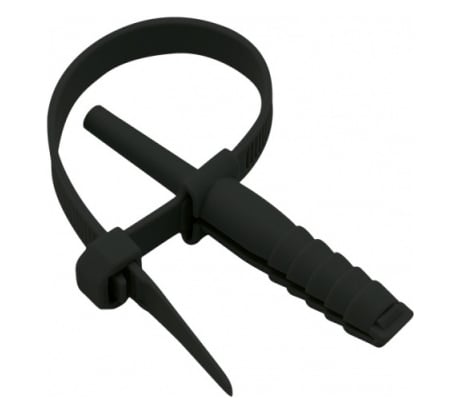 Дюбельный хомут EKF 7.2x150 мм, черный PROxima 50 шт. plc-nst-7.2x150b