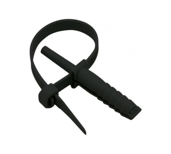 Дюбельный хомут EKF 7.2x150 мм, черный PROxima 50 шт. plc-nst-7.2x150b