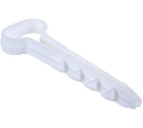 Дюбель-хомут EKF для плоского кабеля 6 x 12 мм, белый PROxima SQplc-cd-6x12w-r