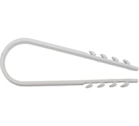 Дюбель-хомут для круглого кабеля EKF 19x25 мм, белый PROxima 100 шт. plc-ncc-19x25w