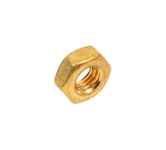 Шестигранная гайка DINFIX DIN 934, латунь, М3 (50 шт) 00-0004268