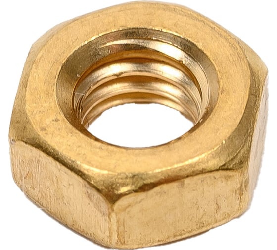 Шестигранная гайка DINFIX DIN 934, латунь, М4 (5 шт) 00-0004271