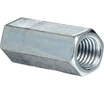 Соединительная гайка BEFAST din 6334, покрытие белый цинк, м16, 25 шт. GSF1625S