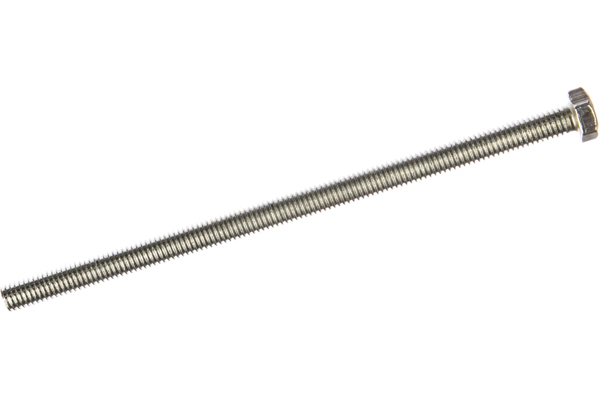 Болт полная резьба КРЕП-КОМП цинк DIN933 6х120 пр.5,8 10шт бп6120мф ...