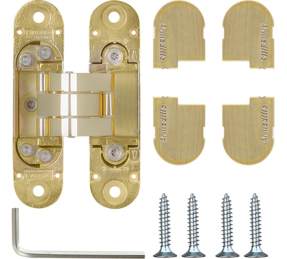 Петля скрытой установки с 3D-регулировкой ARMADILLO 9540UN3D SG Мат. золото 38667