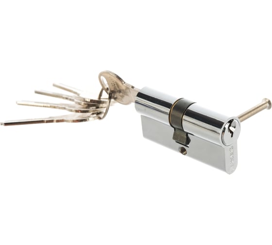 Цилиндровый механизм Fuaro R300/60 mm /25+10+25/ CP хром 5 кл. 25997