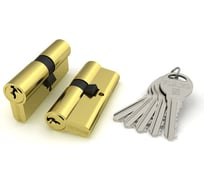 Цилиндровый механизм Fuaro R300/60-BL /25+10+25/ PB латунь 5 кл. БЛИСТЕР 26001